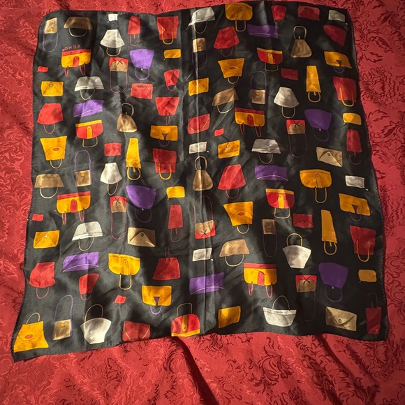 Colorful Handbag Print Scarf - Picture 1 of 2